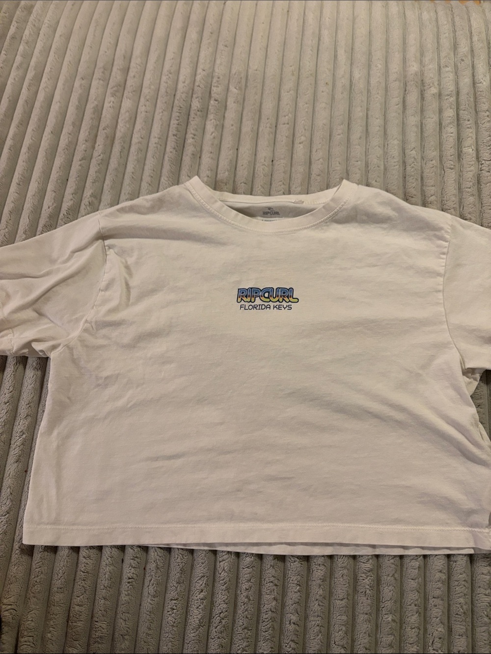 Rip Curl White Short-Sleeve Graphic Tee